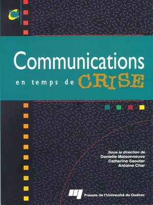cover image of Communications en temps de crise